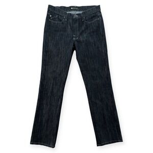 Rock‎ & Republic Jeans Womens 30 Blue Denim Mid Rise Straight Leg Embroidered RR